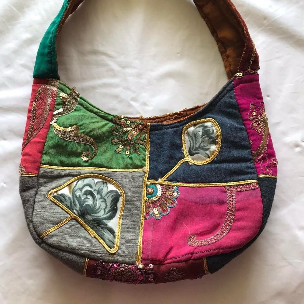 Colorful Patchwork Mini Bag - image 2